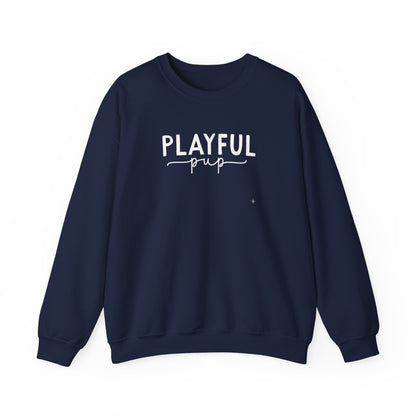 Playful Pup Unisex Sweatshirt | Minimalist Aesthetic Dog Gift