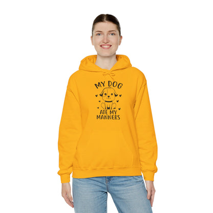 My Dog Ate My Manners - Funny Dog Lover Hoodie