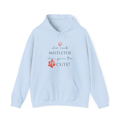 Cute & Cozy Paw Print Holiday Hoodie