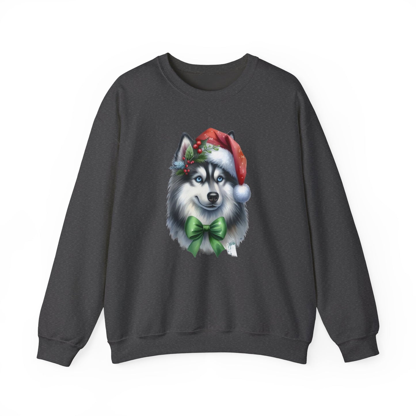 Husky Santa Sweatshirt | Festive Christmas Dog Sweater
