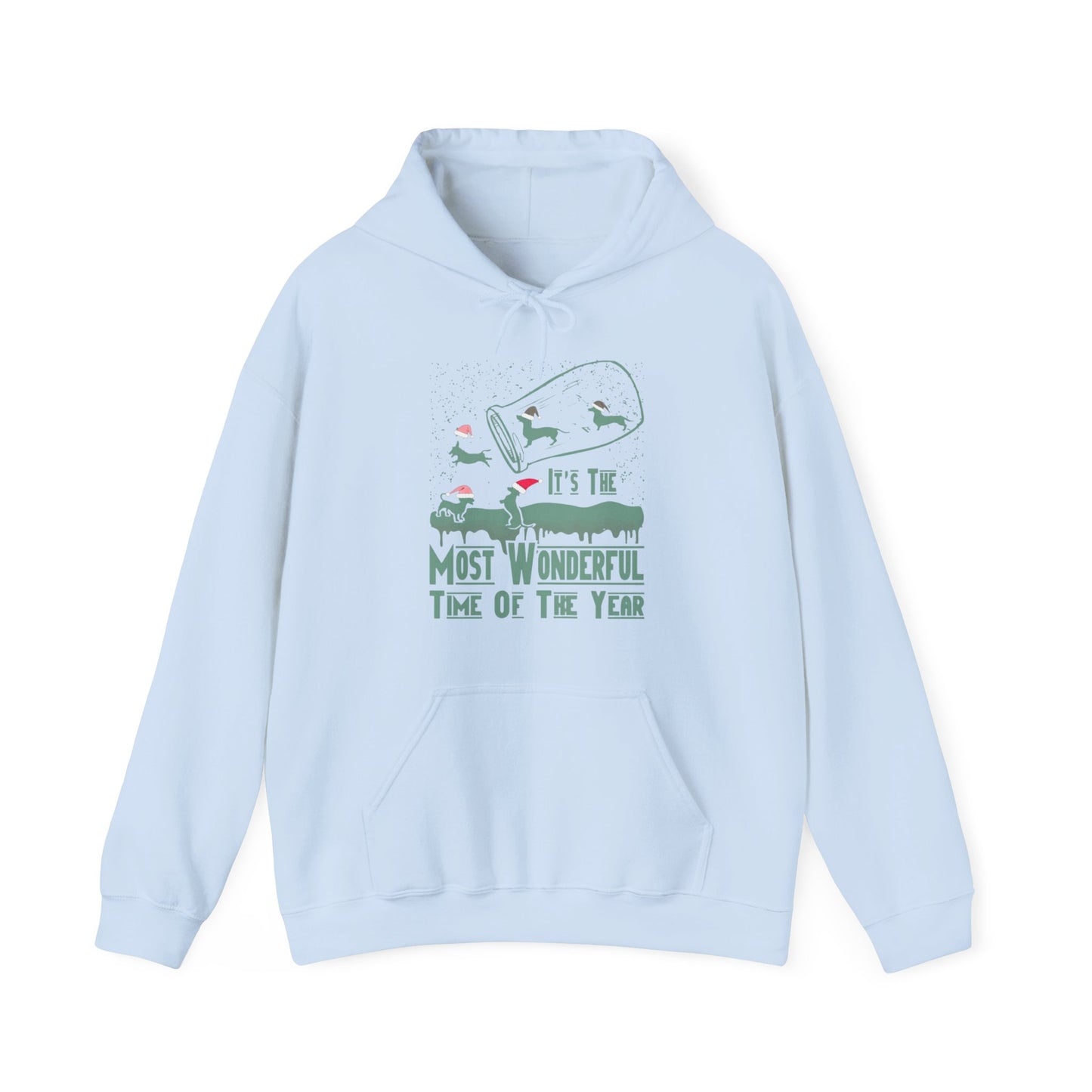 Dachshund Snow Globe Hoodie | Most Wonderful Time