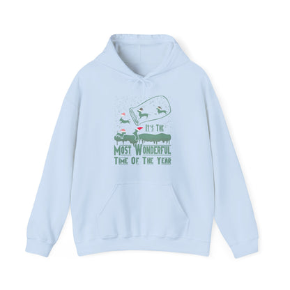 Dachshund Snow Globe Hoodie | Most Wonderful Time