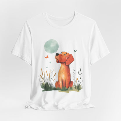 Curious Pup & Bubble Dreams – Unisex T-Shirt