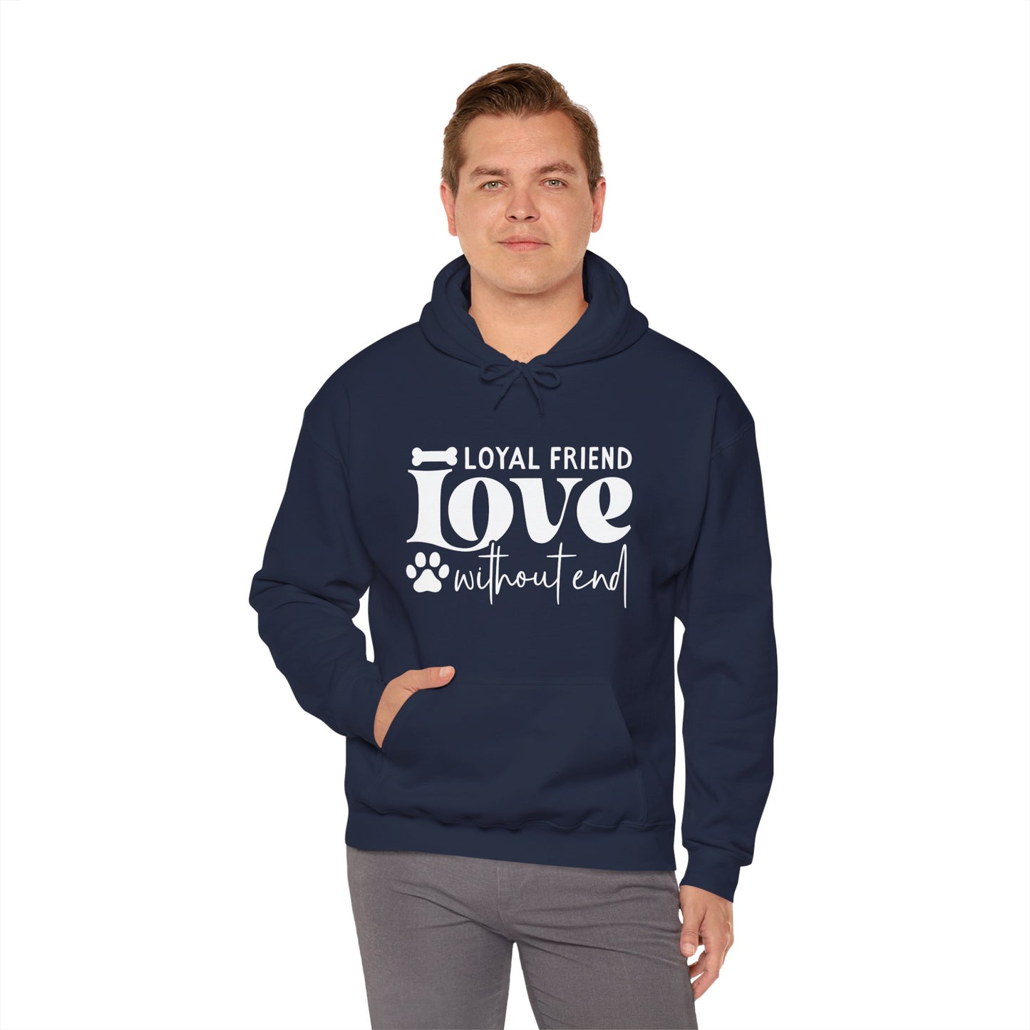 Loyal Friend Love Without End Hoodie | Dog Lover Gift