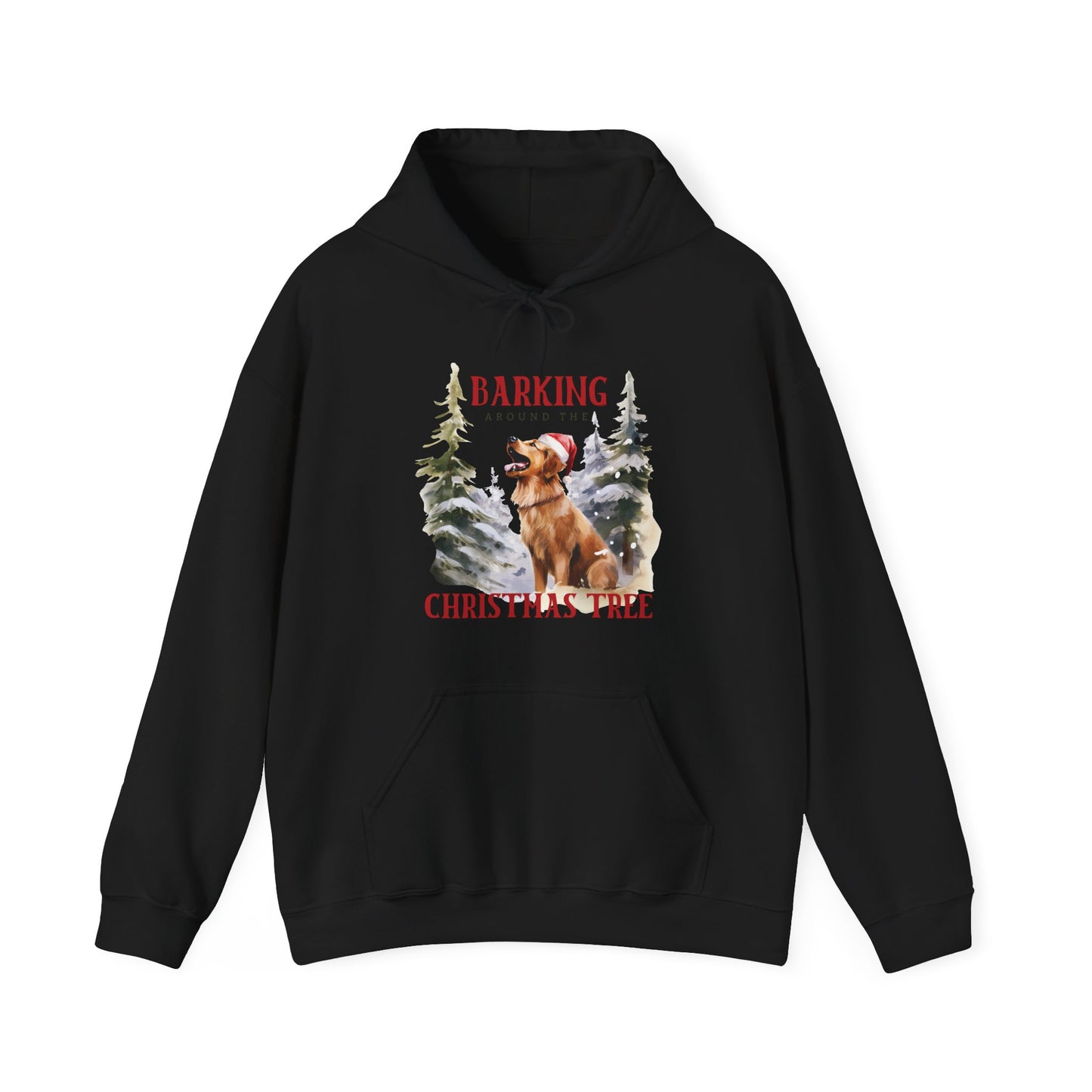 Barking Around the Christmas Tree Hoodie