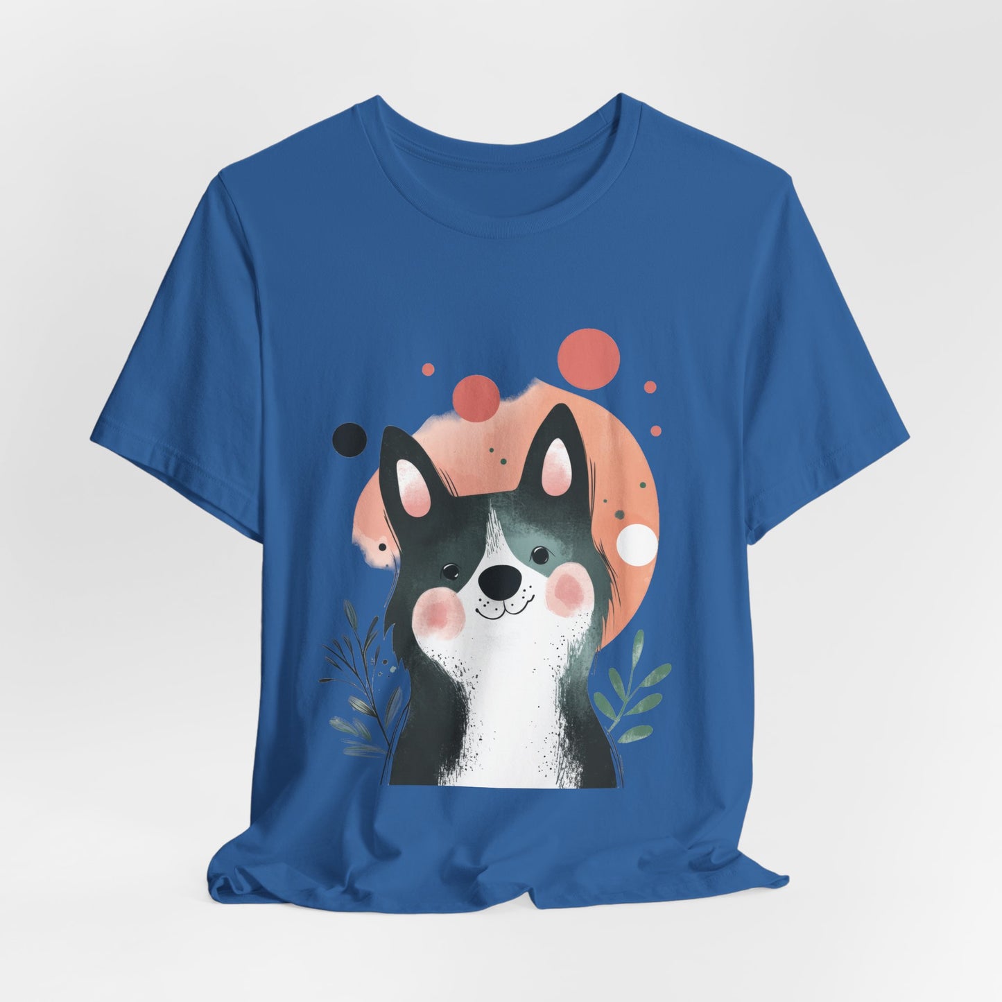 Smiling Akita Minimalist Unisex Tee