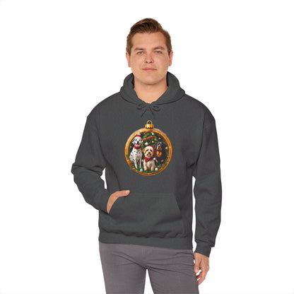 Christmas Dog Ornament Unisex Hoodie
