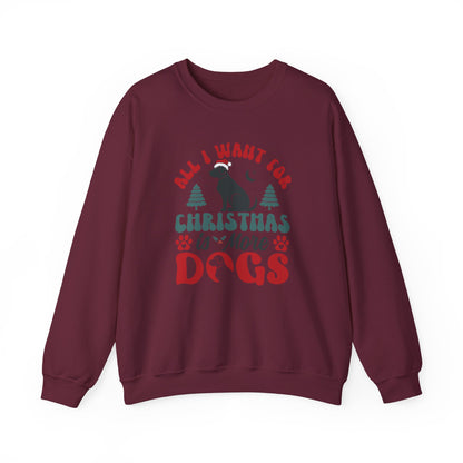 More Dogs for Christmas Sweatshirt | Funny Pet Lover Gift