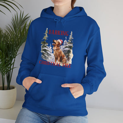 Barking Around the Christmas Tree Hoodie