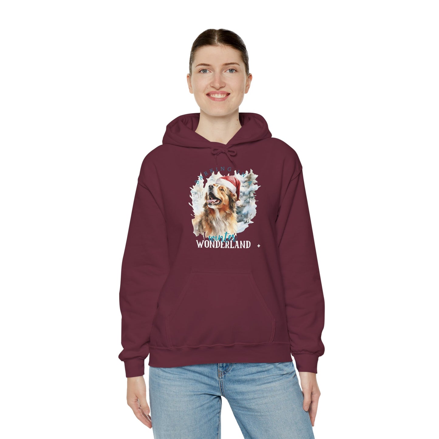 Barking in a Winter Wonderland Hoodie