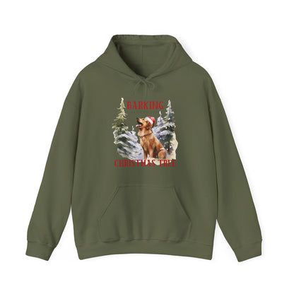 Barking Around the Christmas Tree Hoodie