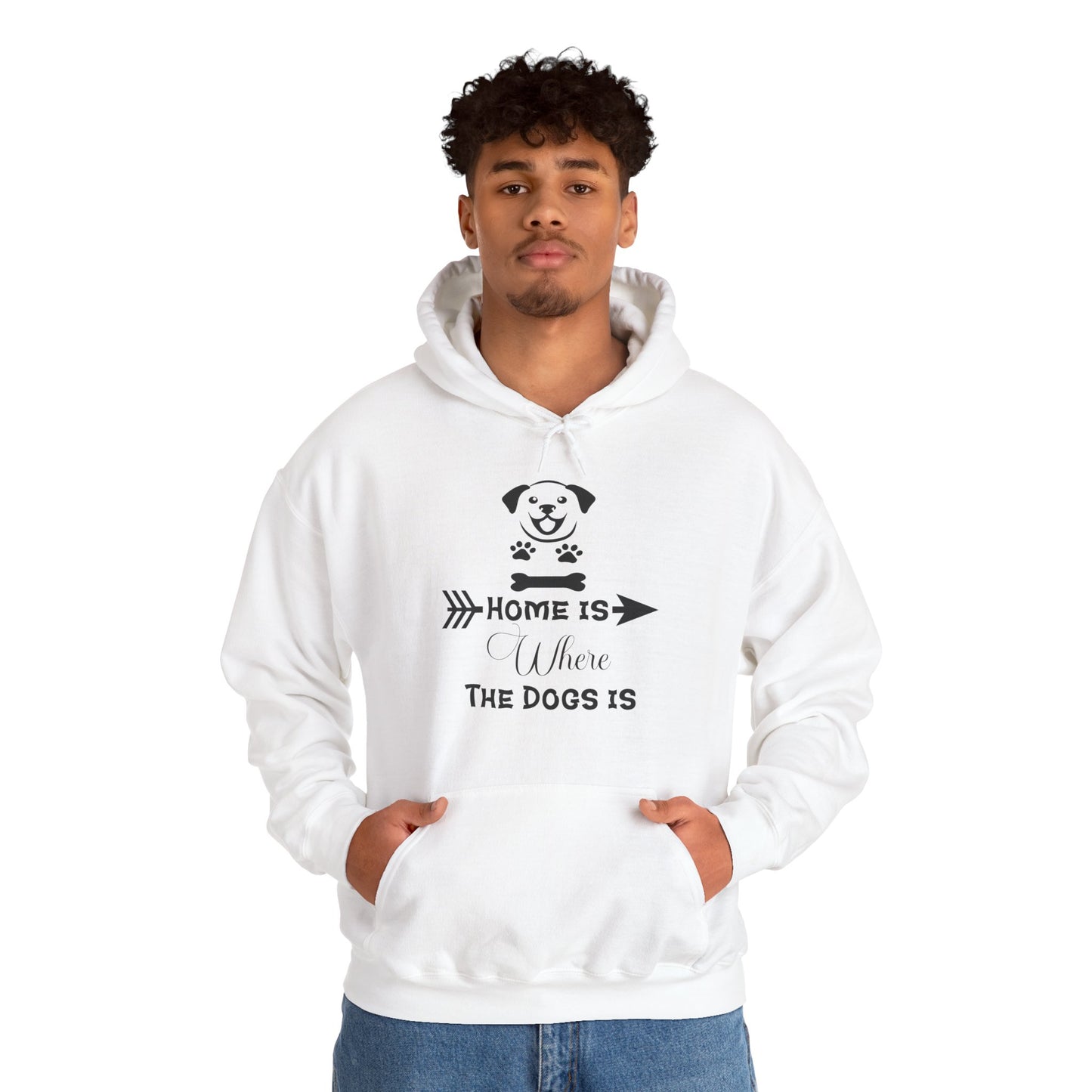 Home Is Where The Dogs Is Unisex Hoodie