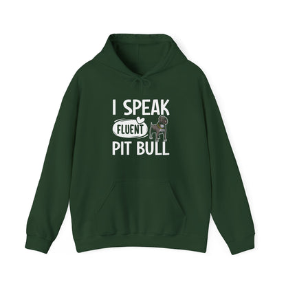 I Speak Fluent Pit Bull Hoodie | Funny Pittie  Gift