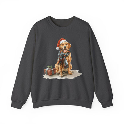 Golden Retriever Christmas Sweatshirt | Festive Dog Gift