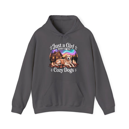 Girl Who Loves Cozy Dogs Hoodie | Cabin Life Sweater