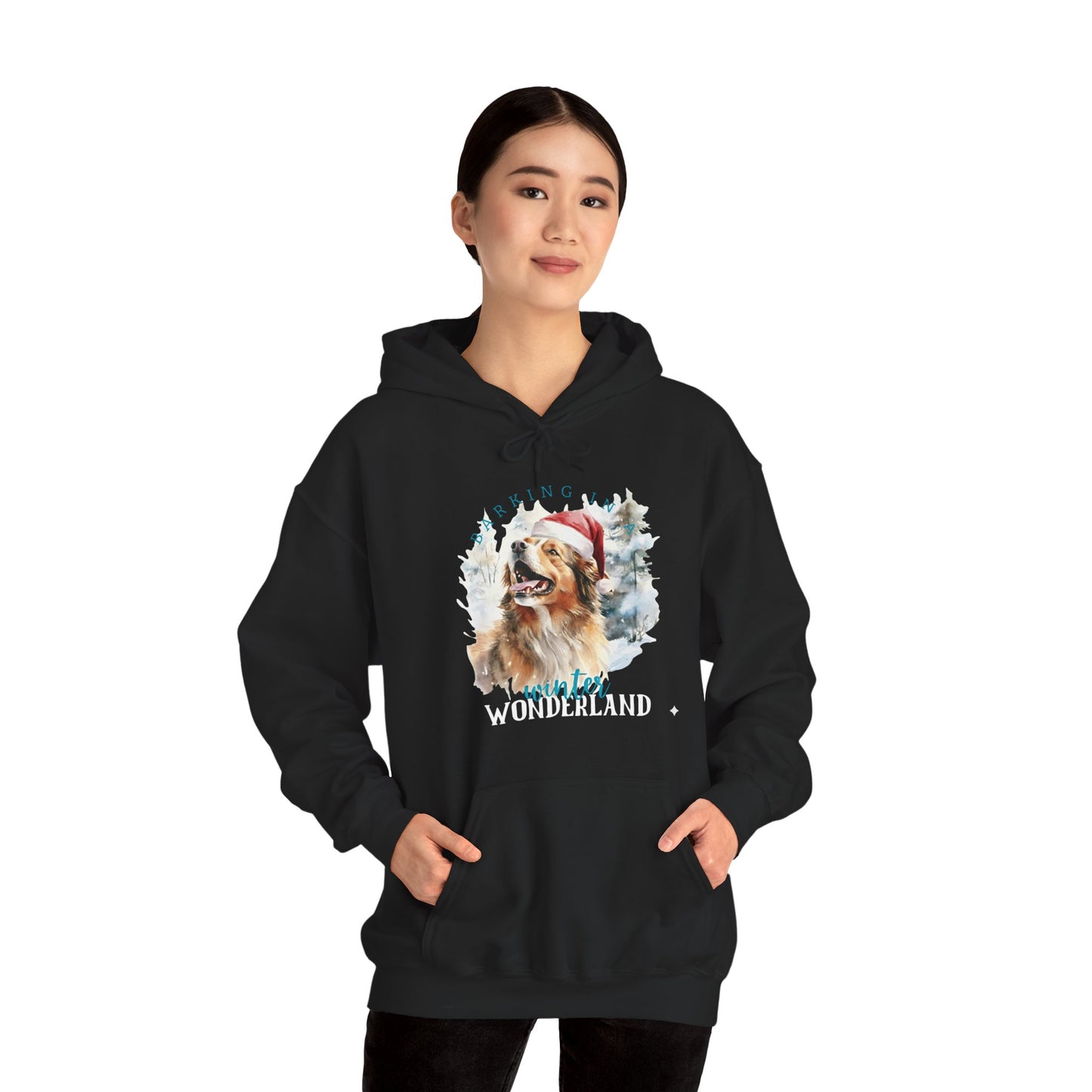 Barking in a Winter Wonderland Hoodie