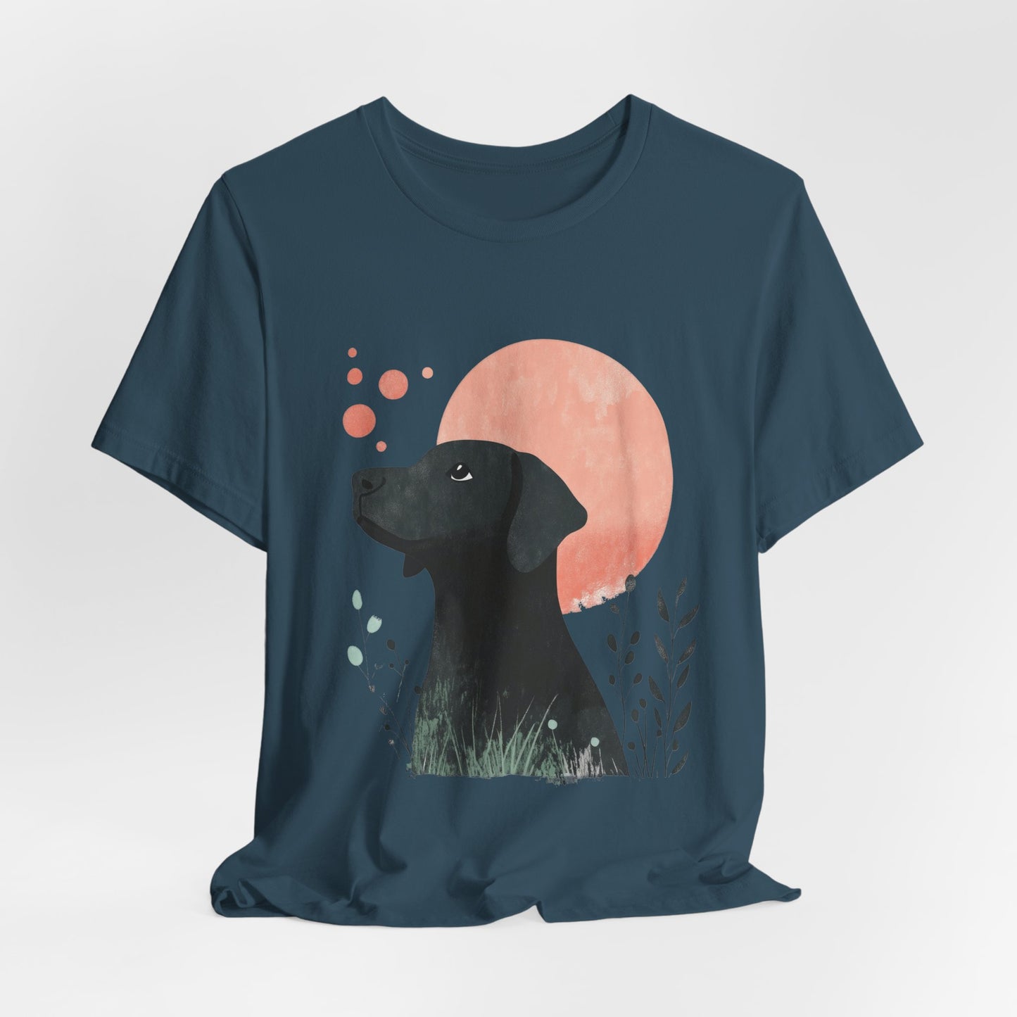 Blackmouth Cur Minimalist Moon Unisex Tee
