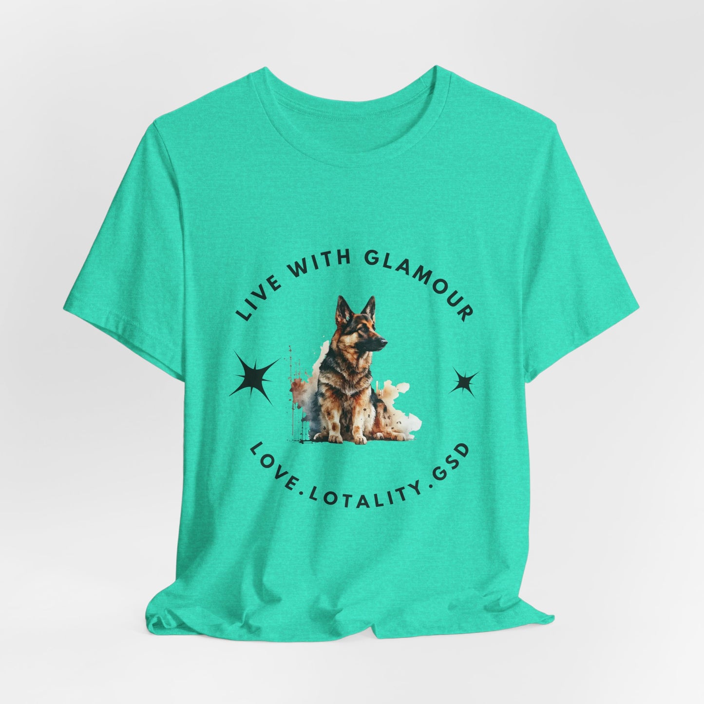 German Shepherd Loyalty Unisex T-Shirt – Love, Loyalty & Strength