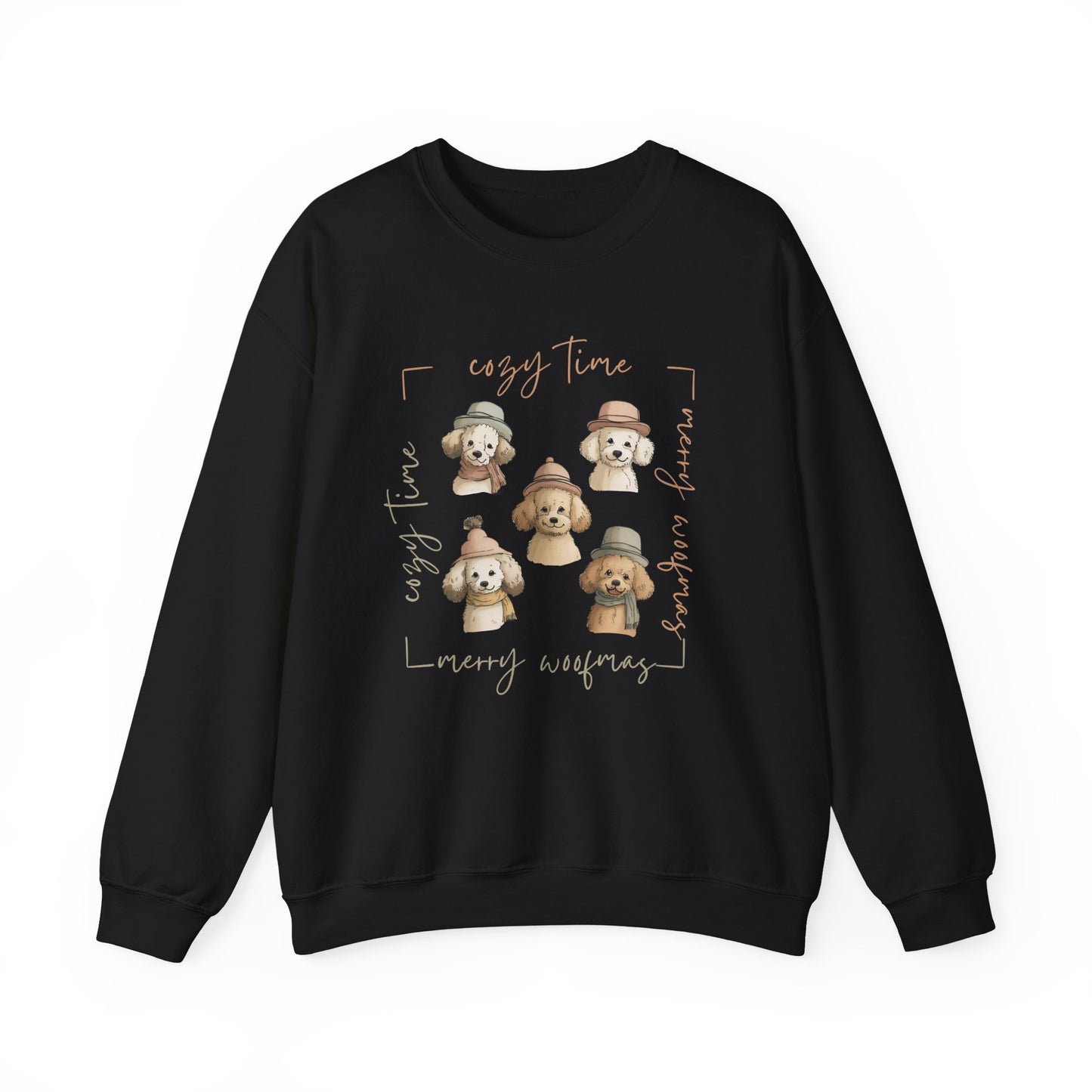 Cozy Woofmas Sweatshirt | Stylish Poodle Squad Sweater
