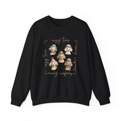 Cozy Woofmas Sweatshirt | Stylish Poodle Squad Sweater