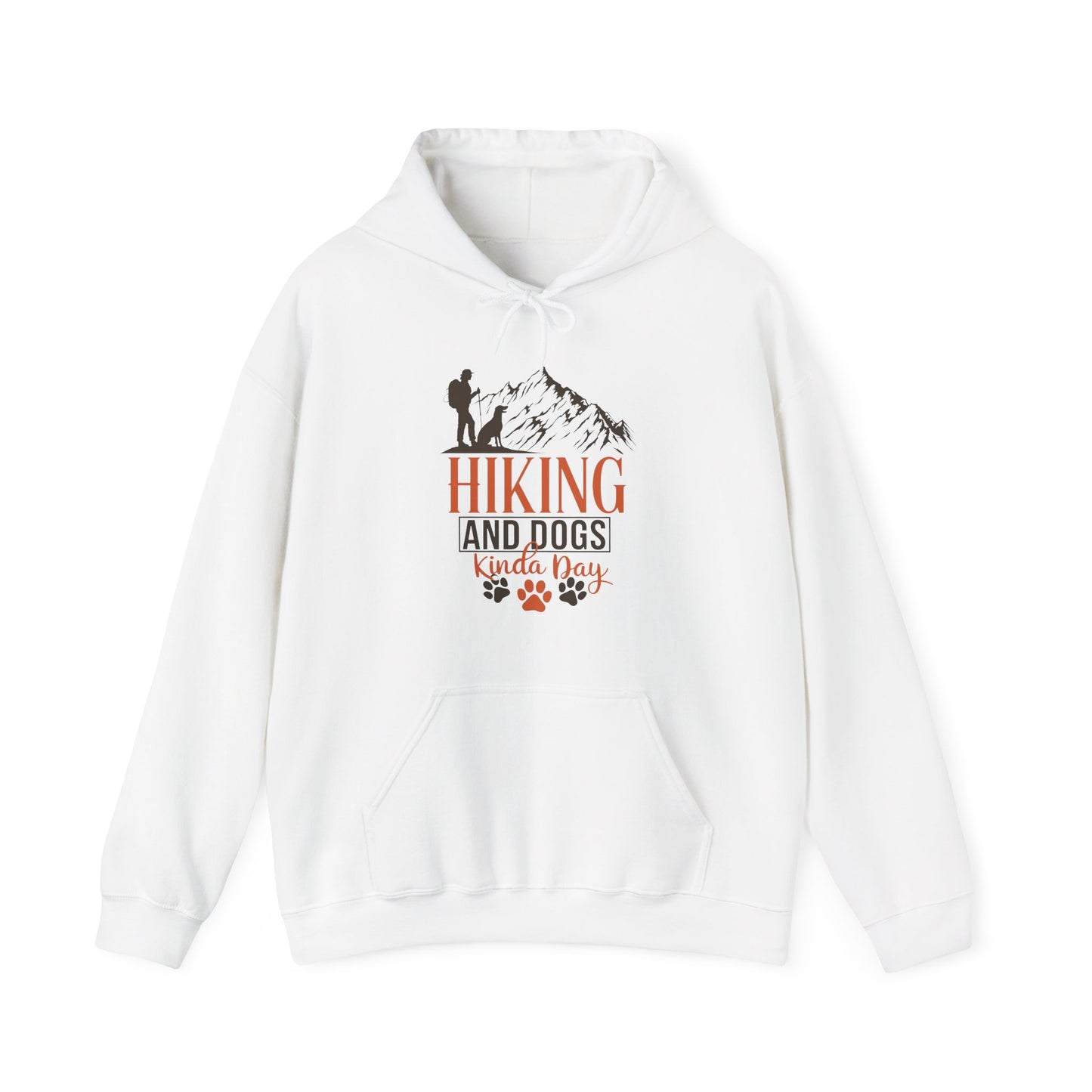 Hiking and Dogs Kinda Day Unisex Hoodie