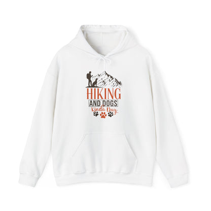 Hiking and Dogs Kinda Day Unisex Hoodie