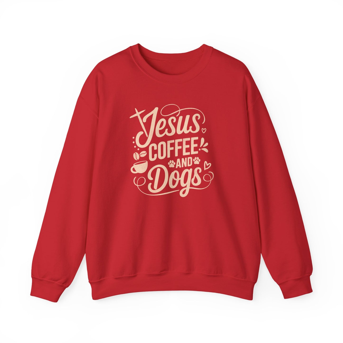 Jesus, Coffee, and Dogs Unisex Sweatshirt