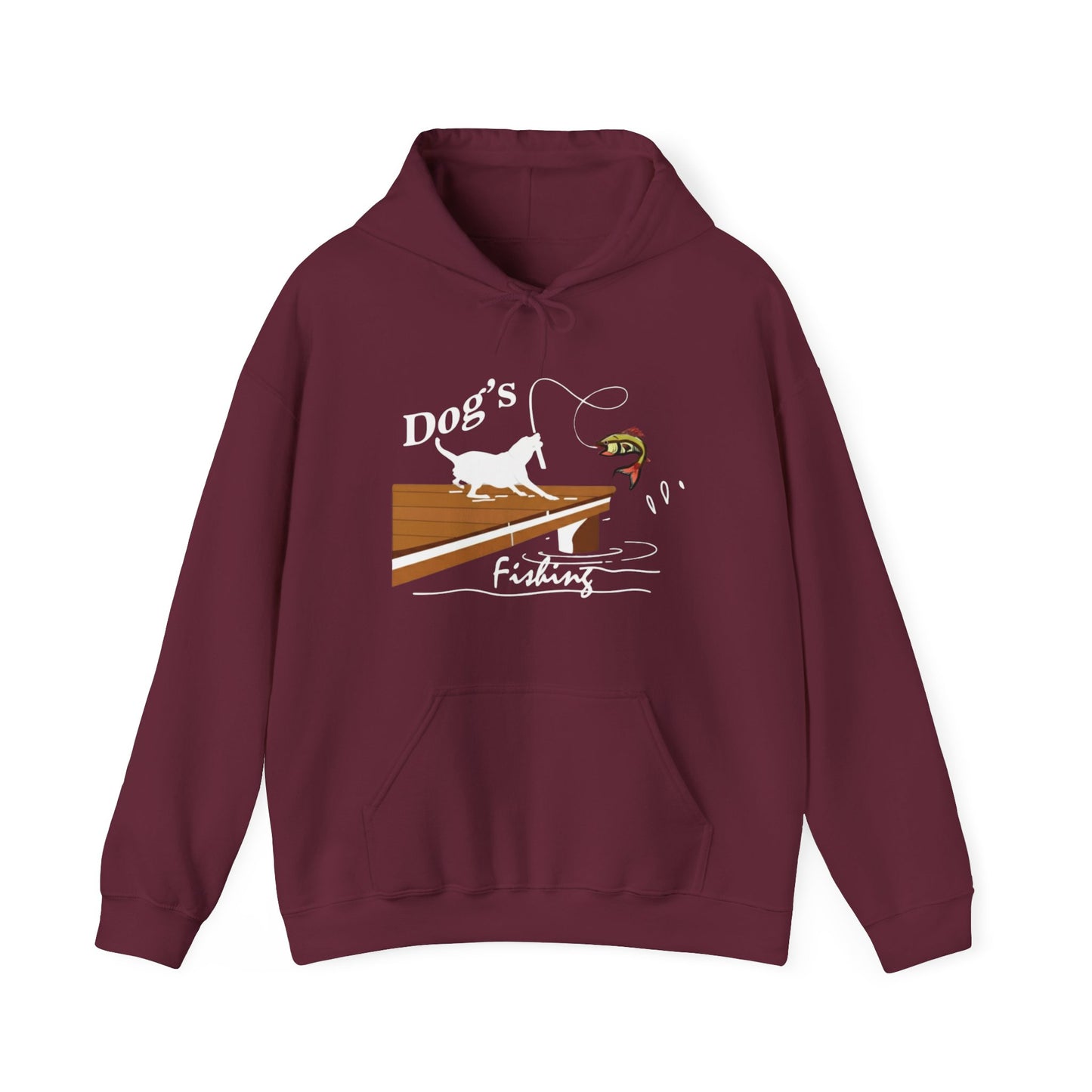 Dog's Fishing Adventure Unisex Hoodie