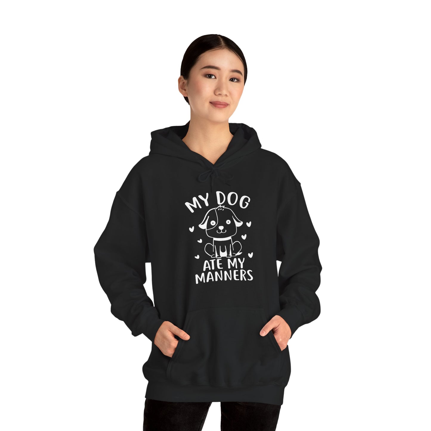 My Dog Ate My Manners - Funny Dog Lover Hoodie