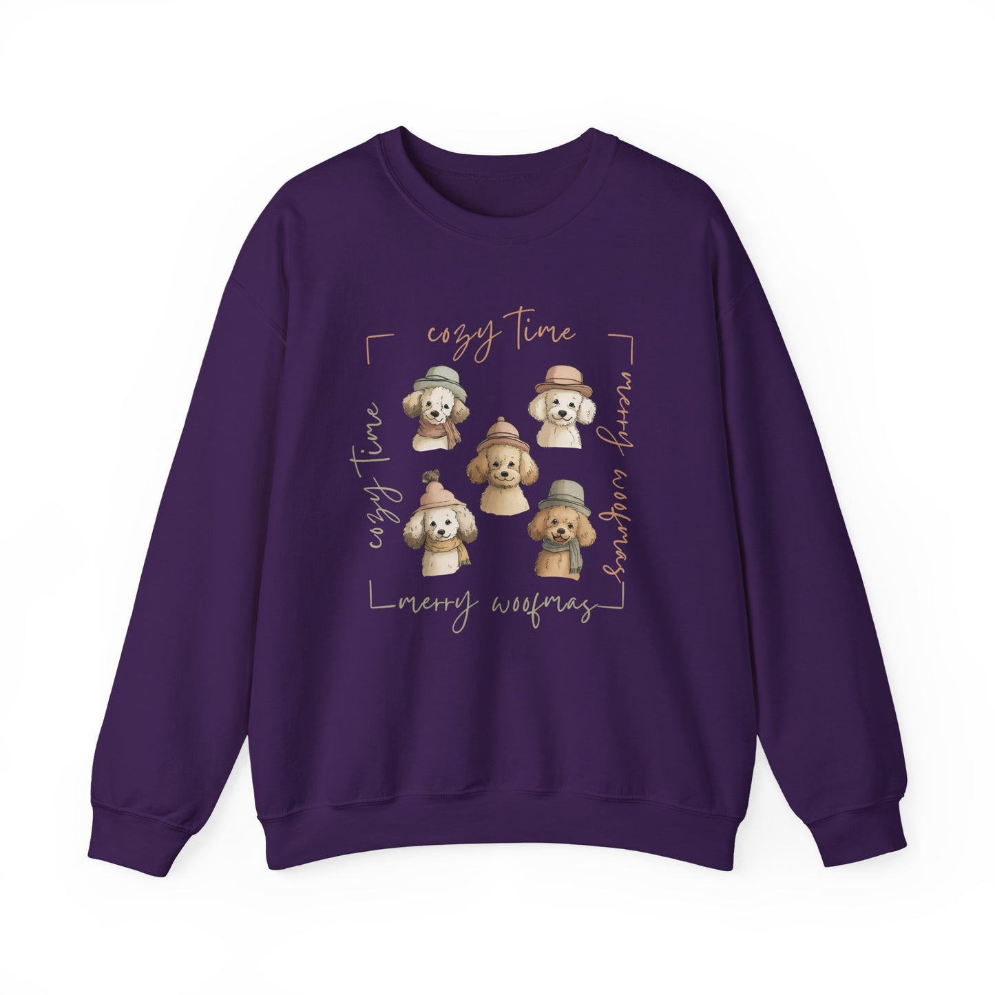 Cozy Woofmas Sweatshirt | Stylish Poodle Squad Sweater