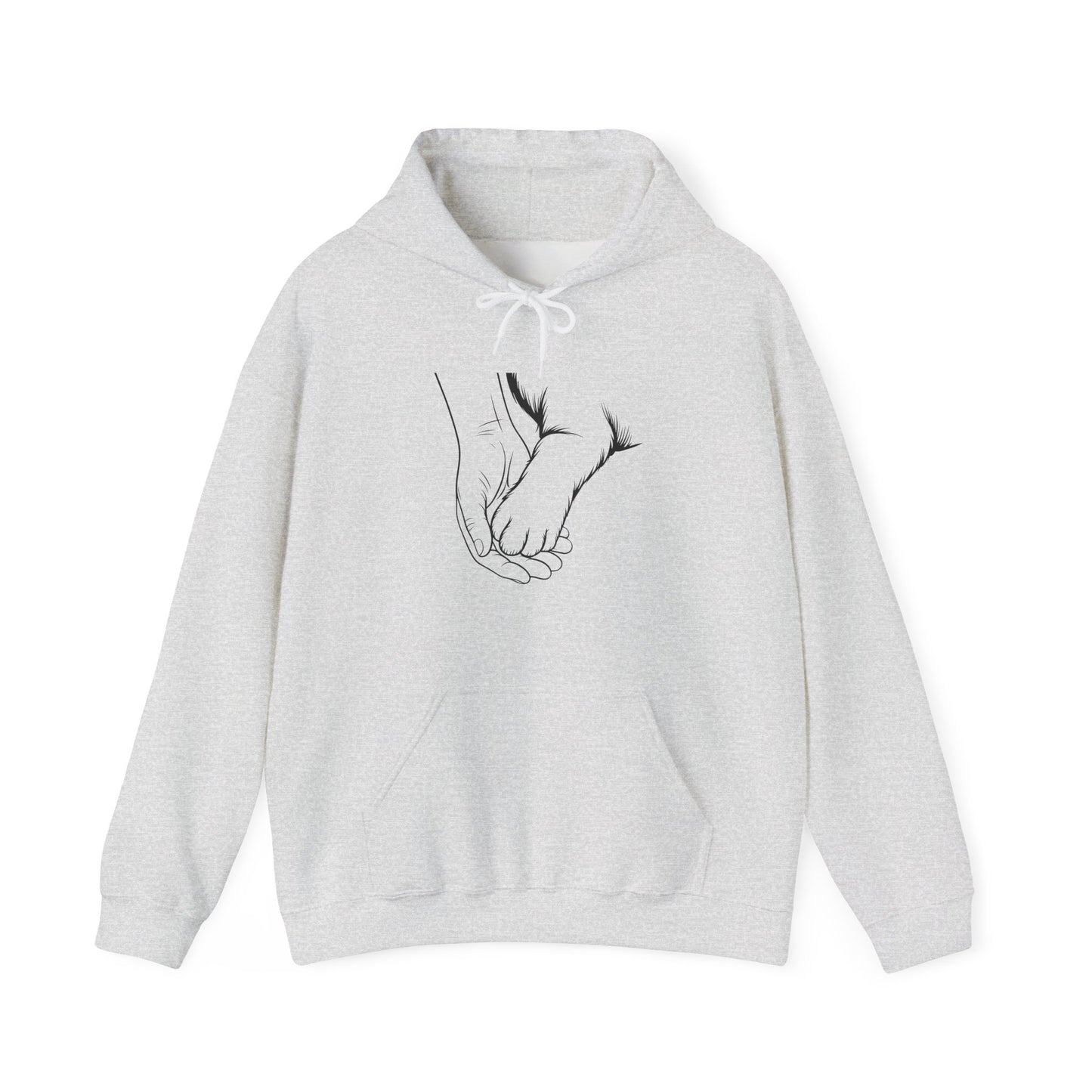 Holding Paws Forever Hoodie | Dog-Human Bond Gift