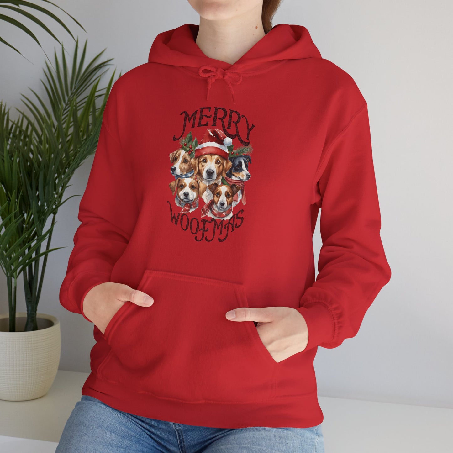 Merry Woofmas Dog Hoodie
