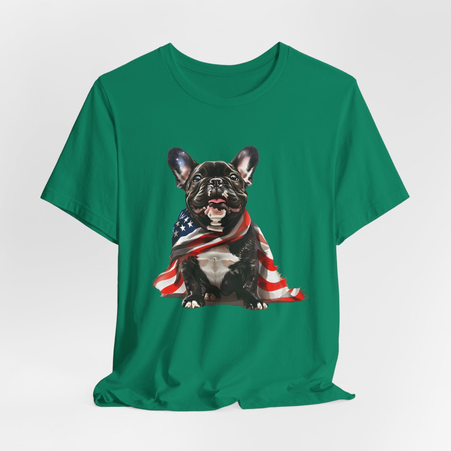 Patriotic French Bulldog Unisex T-Shirt