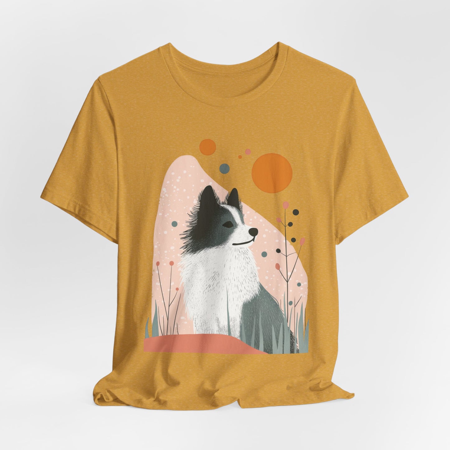 Keeshond Charm – Unisex Artistic Dog T-Shirt