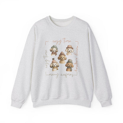 Cozy Woofmas Sweatshirt | Stylish Poodle Squad Sweater
