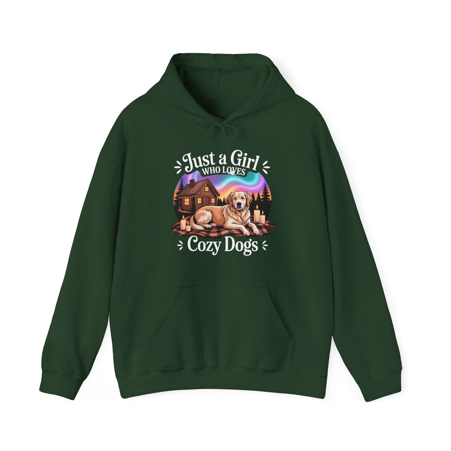 Girl Who Loves Cozy Dogs Hoodie | Cabin Life Sweater