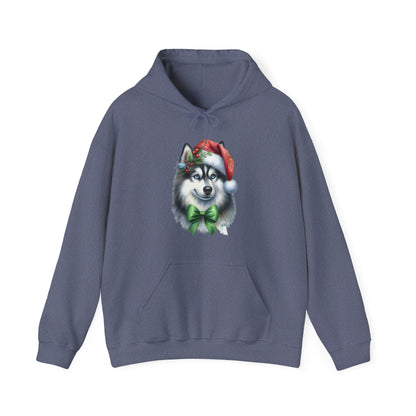 Husky Santa Hoodie | Festive Christmas Dog Sweater