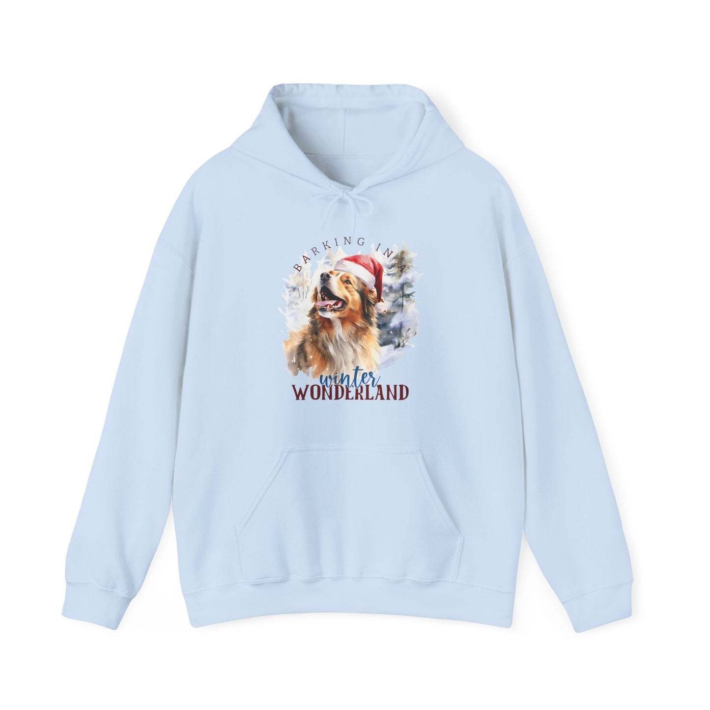 Barking in a Winter Wonderland Hoodie