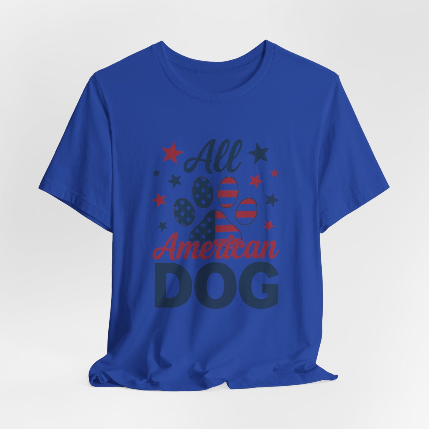 All American Dog Tee – Patriotic Paw Pride