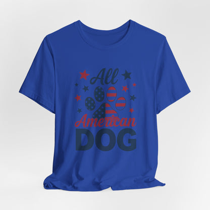 All American Dog Tee – Patriotic Paw Pride