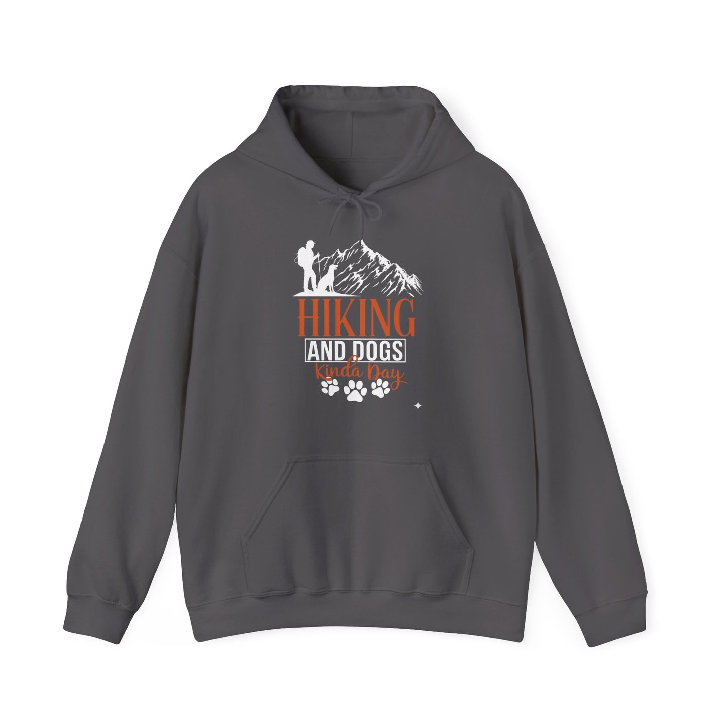 Hiking and Dogs Kinda Day Unisex Hoodie