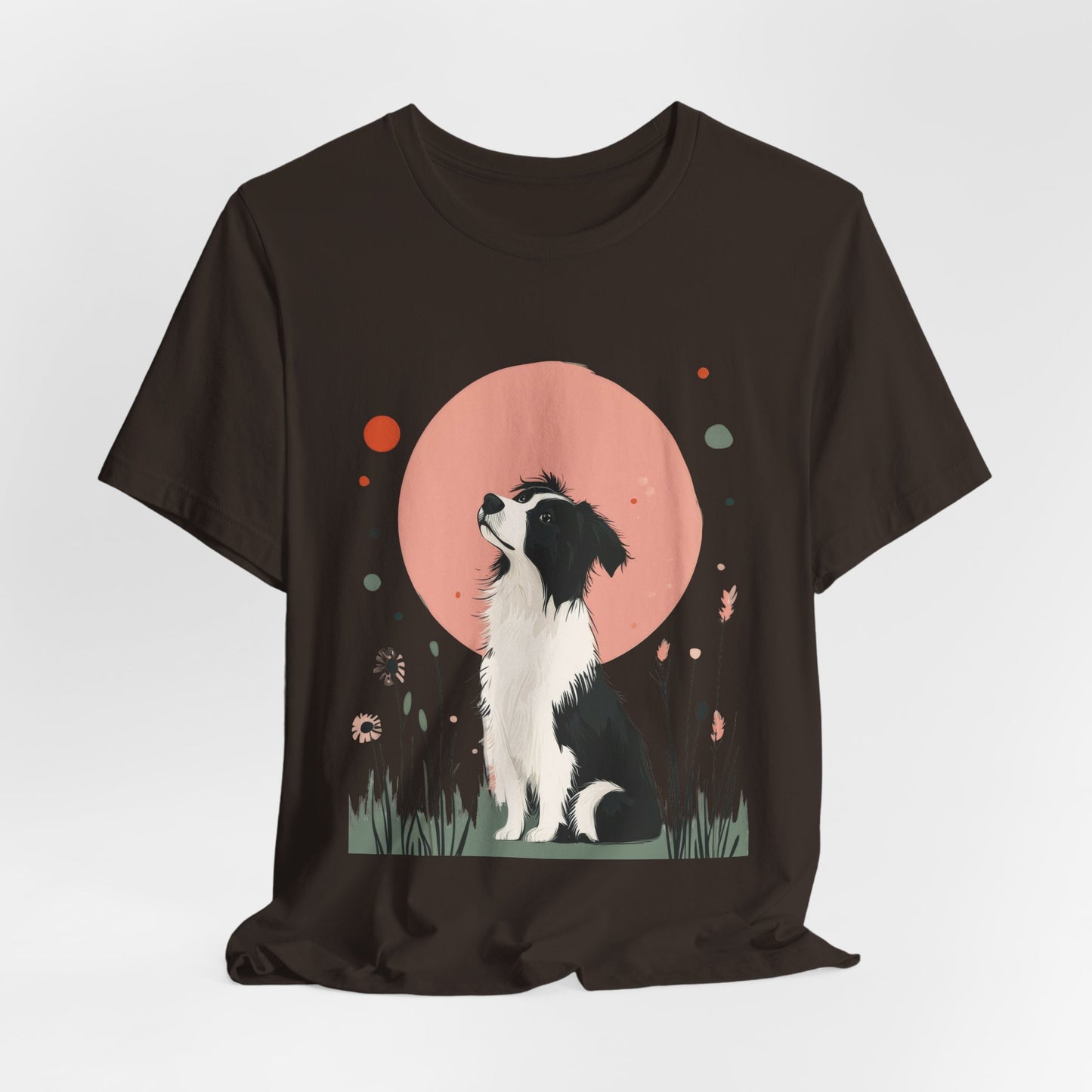 Dreamy Australian Shepherd Minimalist Unisex Tee