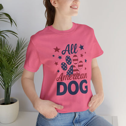 All American Dog Tee – Patriotic Paw Pride