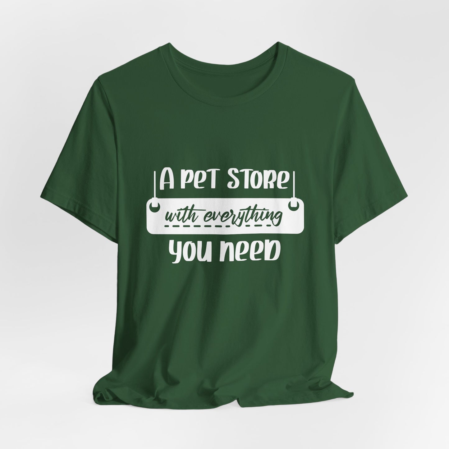 "Pet Lover Unisex T-Shirt – Funny Pet Store Graphic Tee"