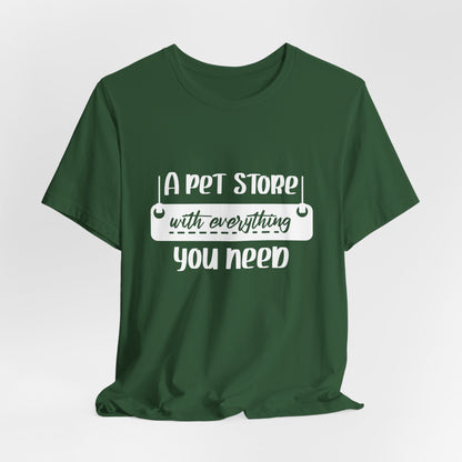 "Pet Lover Unisex T-Shirt – Funny Pet Store Graphic Tee"