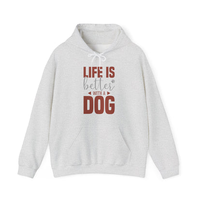 “Life Is Better With a Dog” Unisex Hoodie