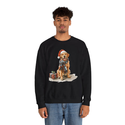 Golden Retriever Christmas Sweatshirt | Festive Dog Gift