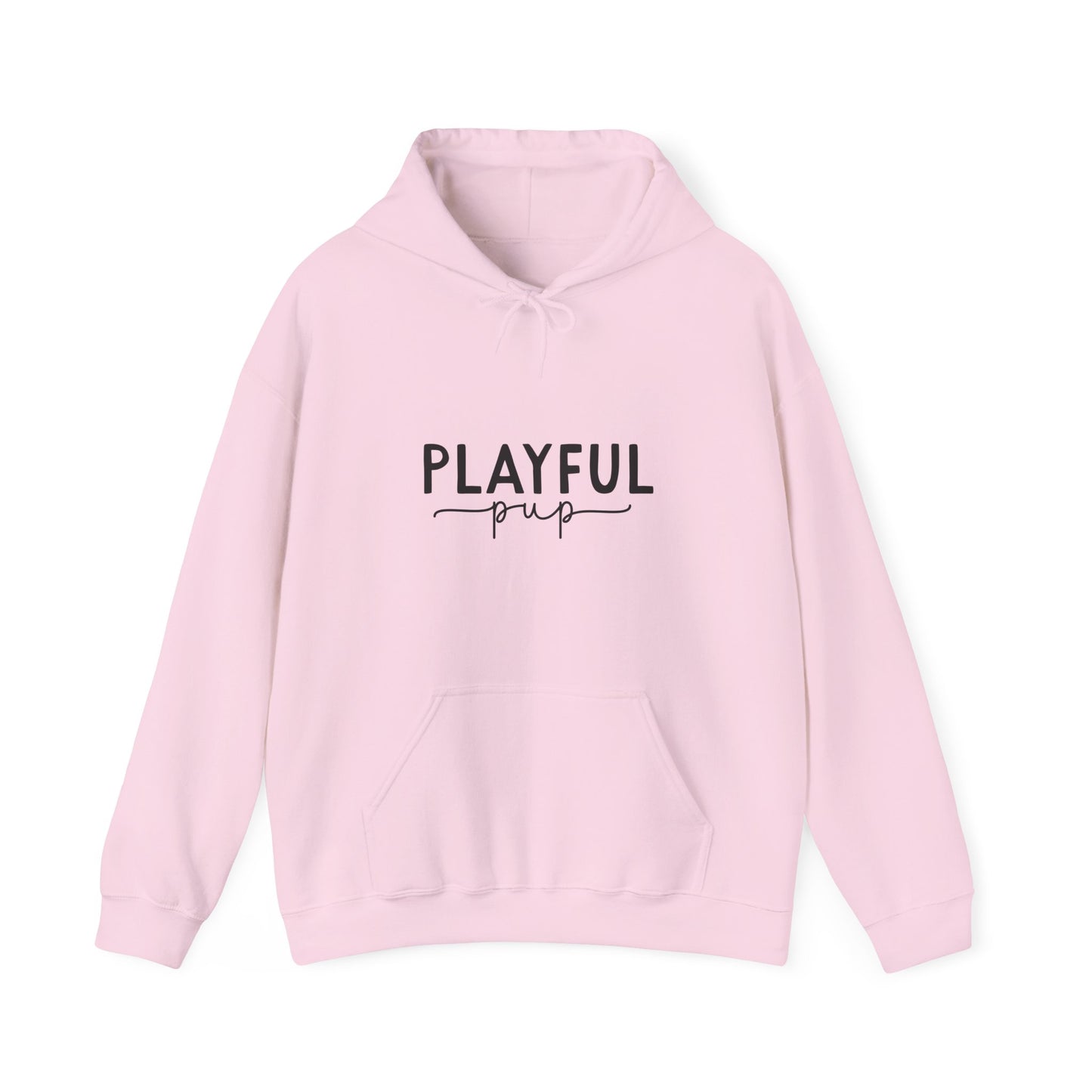 Playful Pup Unisex Hoodie | Minimalist Aesthetic Dog Gift