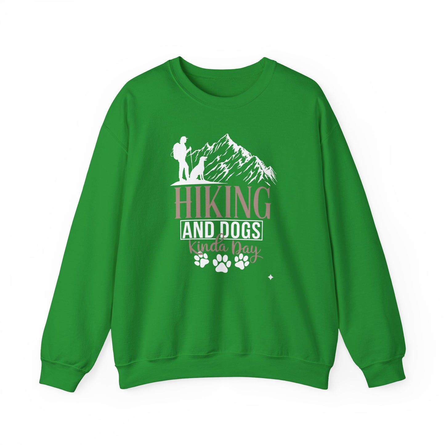 Hiking and Dogs Kinda Day Unisex Sweatshirt