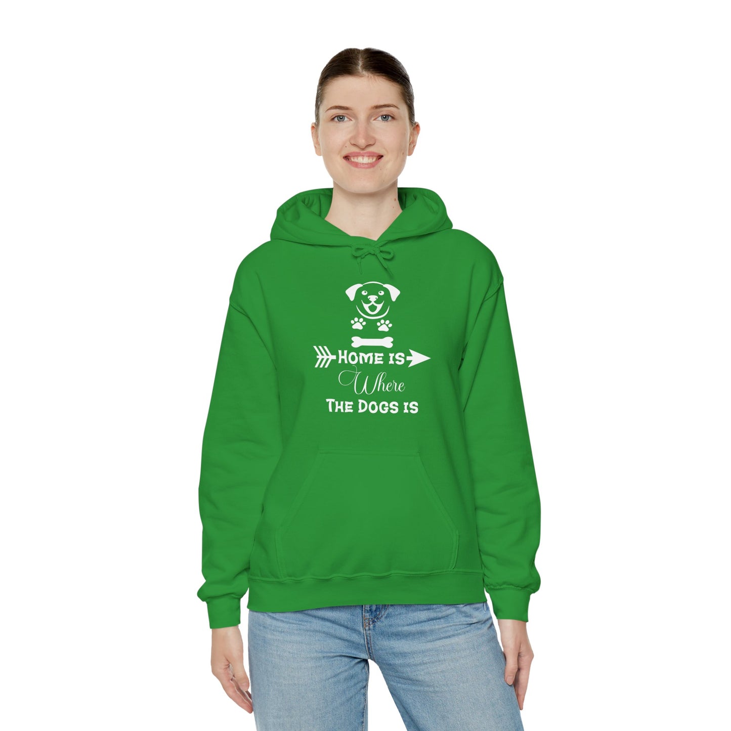 Home Is Where The Dogs Is Unisex Hoodie